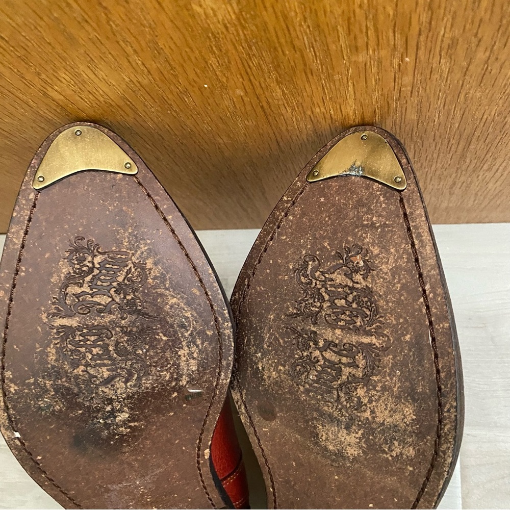LUCKY BRAND • Good Luck Originals Cowboy Ankle Boots - Size 9.5 - Picture 15 of 16